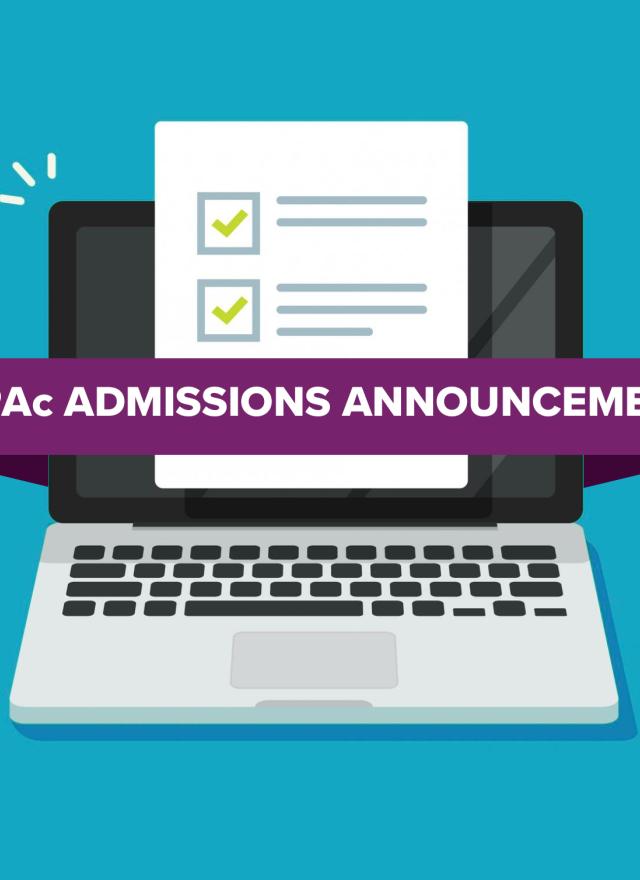 MPAc Admissions Announcement