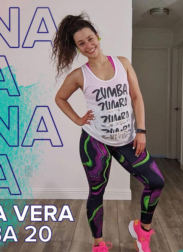 Ana Parra Vera MSBA 20 leads Google Zumba class 