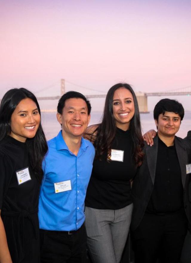 UC Davis MBA students and prospects at MBA Fair