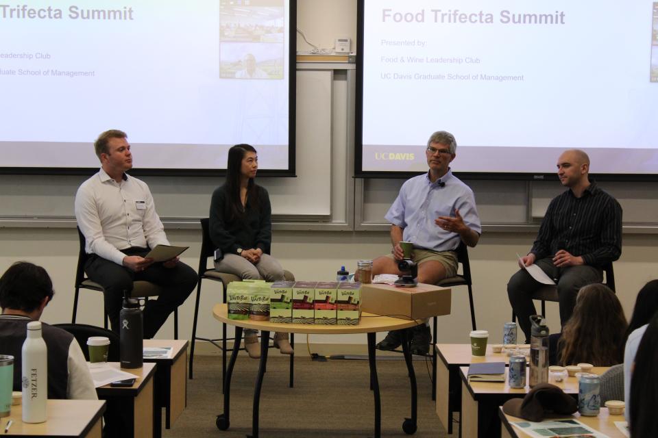 Speakers gathered at the Food Trifecta Summit