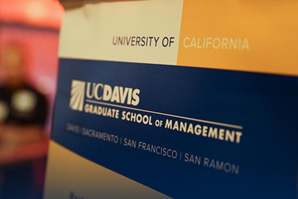 UC Davis Graduate School of Management homepage image