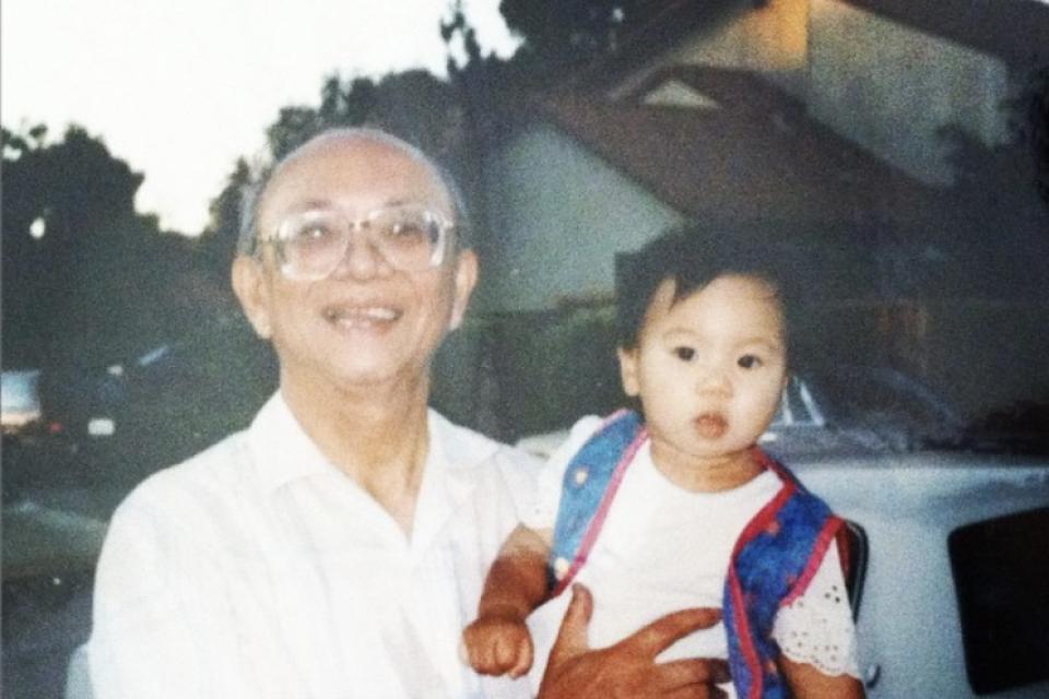 Kim-Mai Hoang MBA 23 and her grandfather