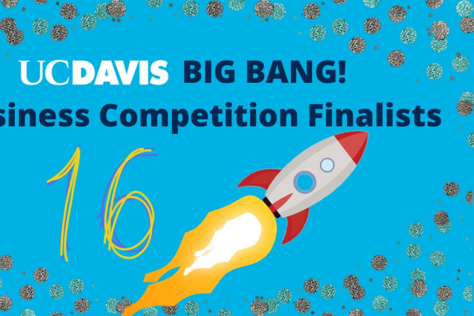 UC Davis BIG BANG! Business Competition finalists