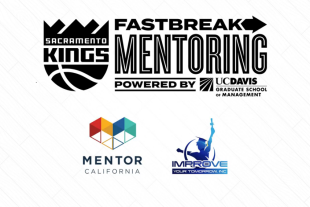 graphic with logos from Kings, Mentor California and Improve Your Tomorrow