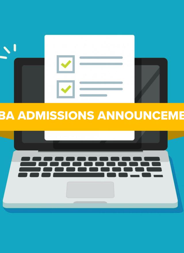 MSBA Admissions Announcement