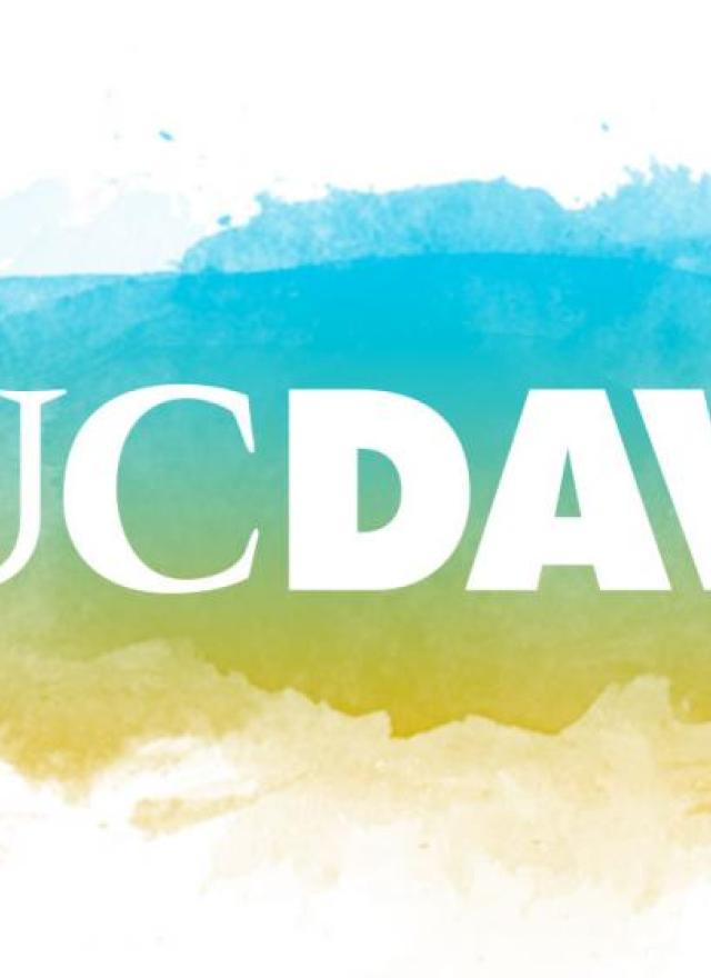 UC Davis watercolor logo