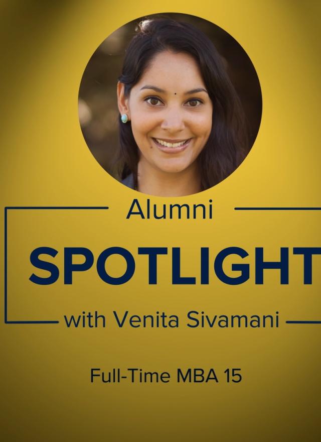 Venita Sivamani MBA 07 Rising Star Awardee