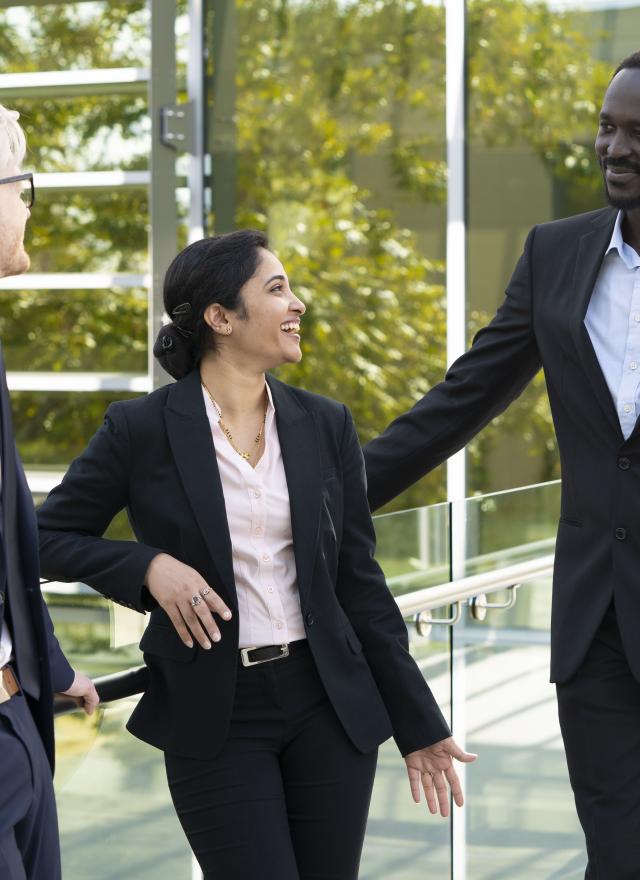 Full-Time MBA students at Gallagher Hall