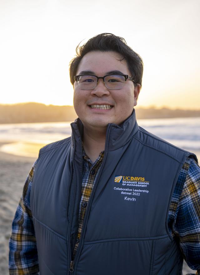 Kevin Chuc MBA 22 at the 2022 UC Davis Collaborative Leadership retreat in Monterey