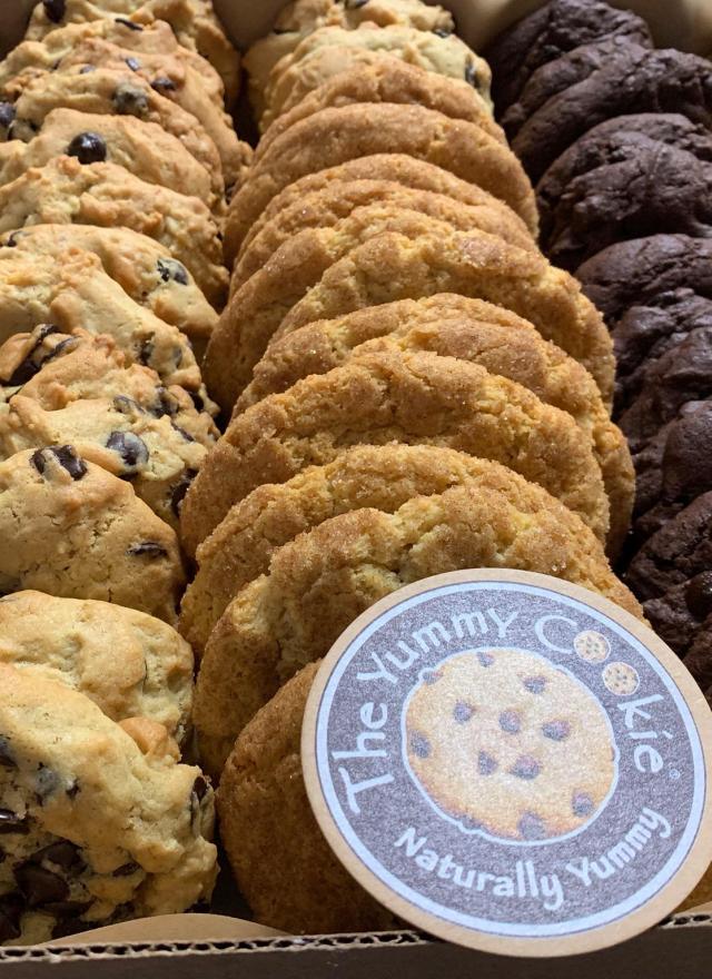 A variety of cookies available at The Yummy Cookie in Roseville. 