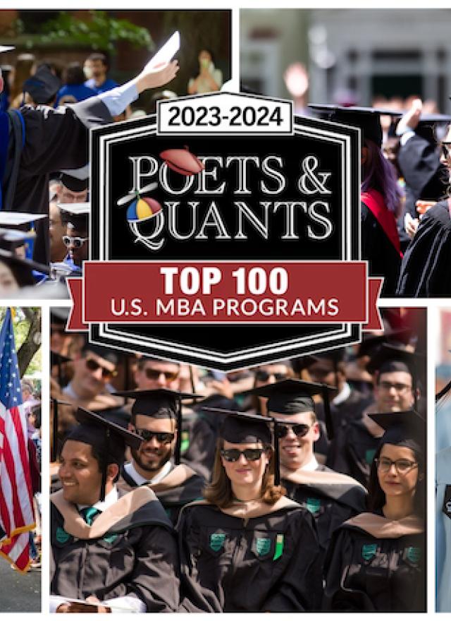 Poets&Quants Top 100 Full-Time MBA Program Rankings Graphic