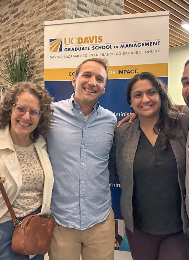 UC Davis Online MBA students at residential program