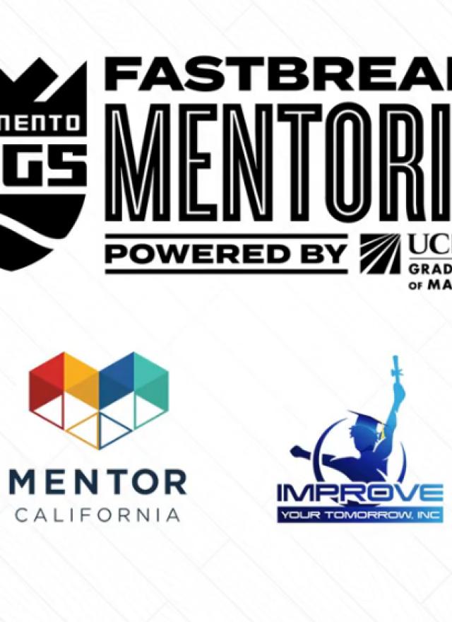 graphic with logos from Kings, Mentor California and Improve Your Tomorrow