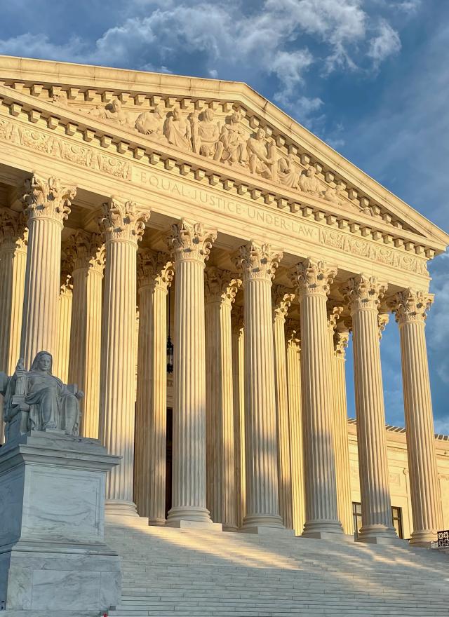 Supreme Court Building in Washington DC