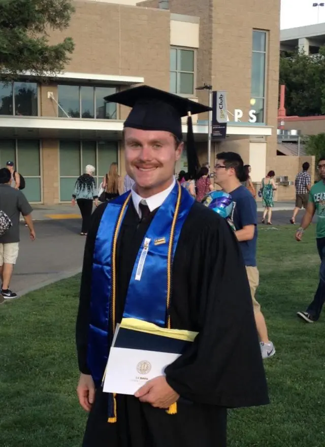 Taylor Stanton at commencement