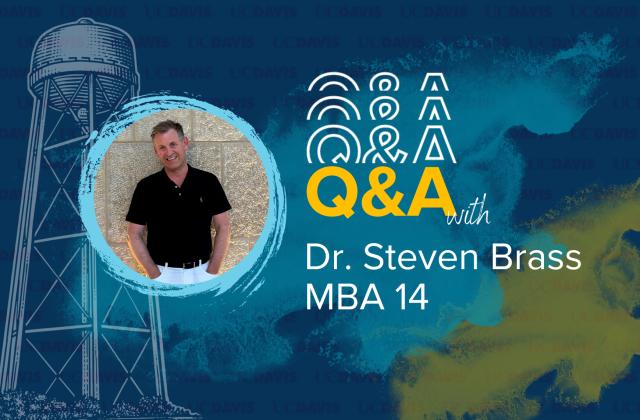 Graphic featuring Dr. Steven Brass