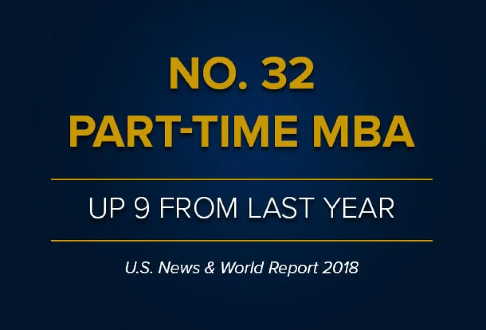 NO. 32 Part-Time MBA