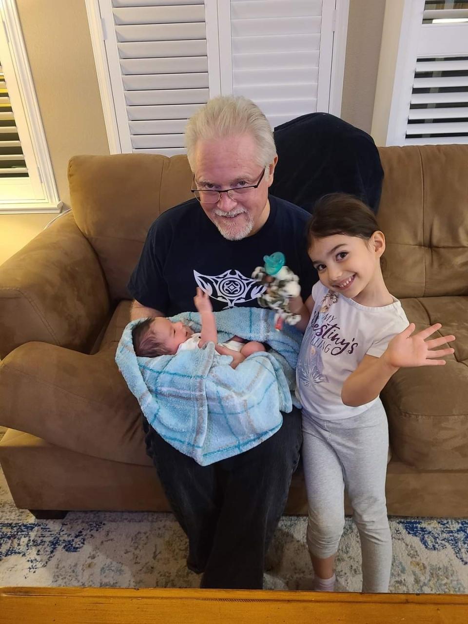 Brent Jackson MBA 20 spending time with his grandkids