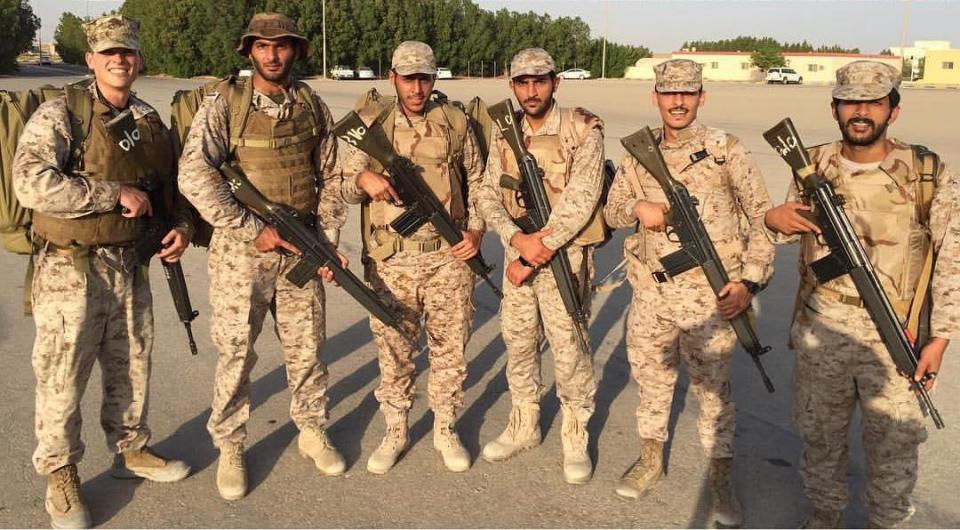 Luke Bergman MBA and Saudi Marines