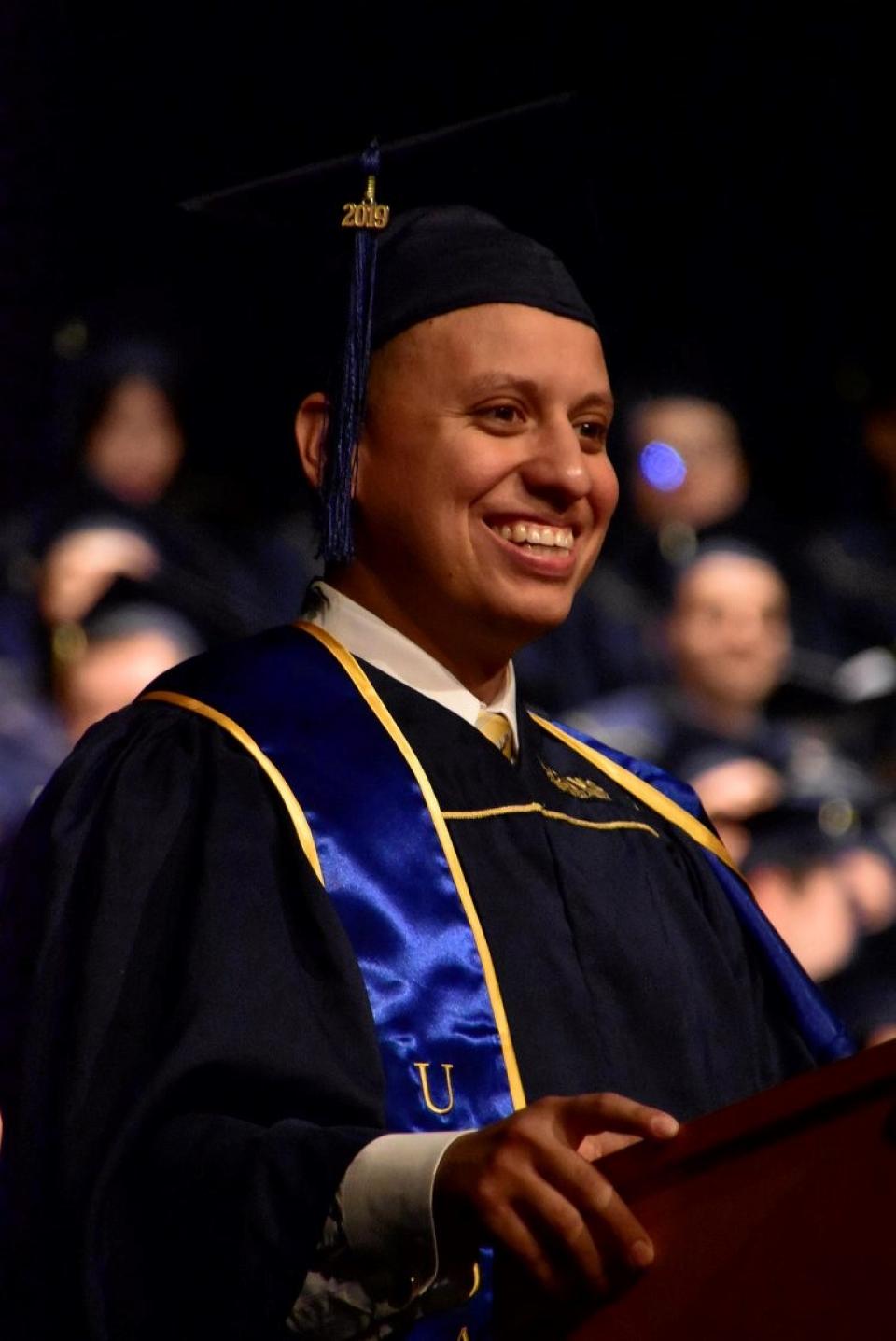 Jesse Rodriguez at 2019 graduation
