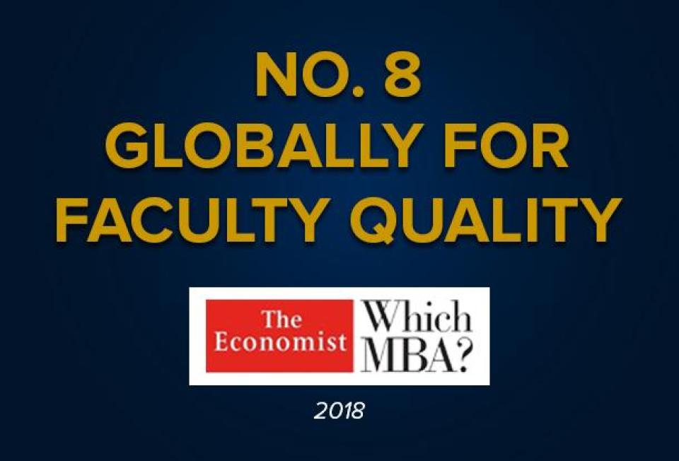 The Economist 2018 Faculty Quality