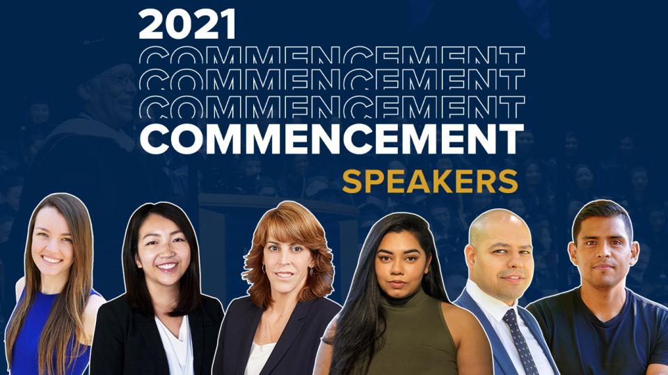 Commencement 2021 Student Speakers
