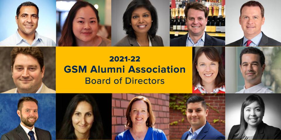 GSM Alumni Association Board Members 2021-22