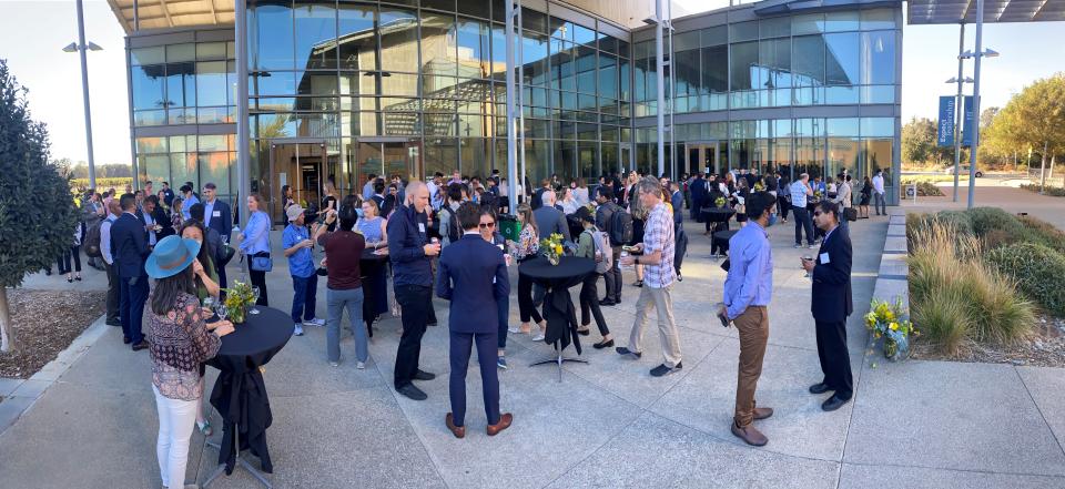 2021 MBA onboarding closing reception at Robert Mondavi Institute