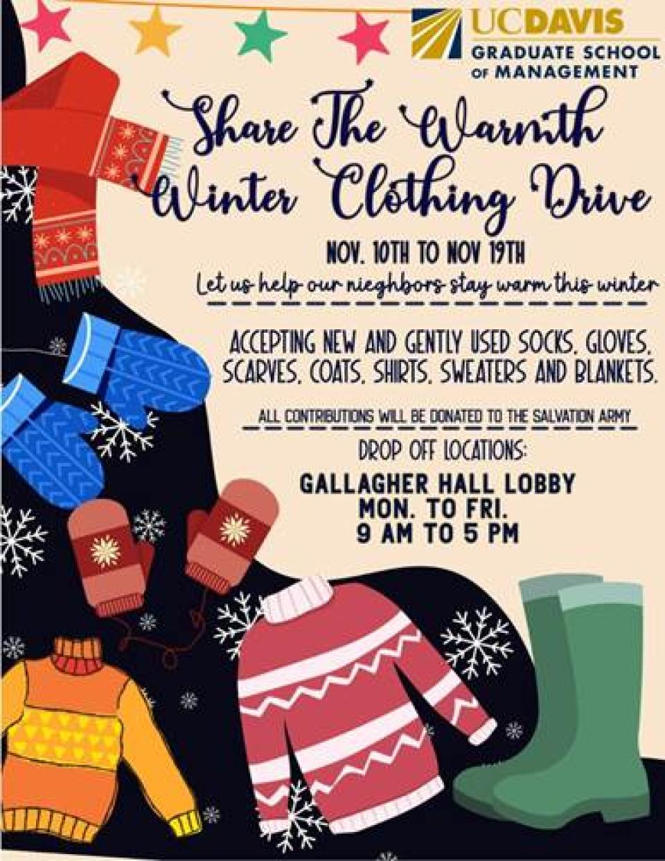 Share the Warmth - Winter Clothing Drive