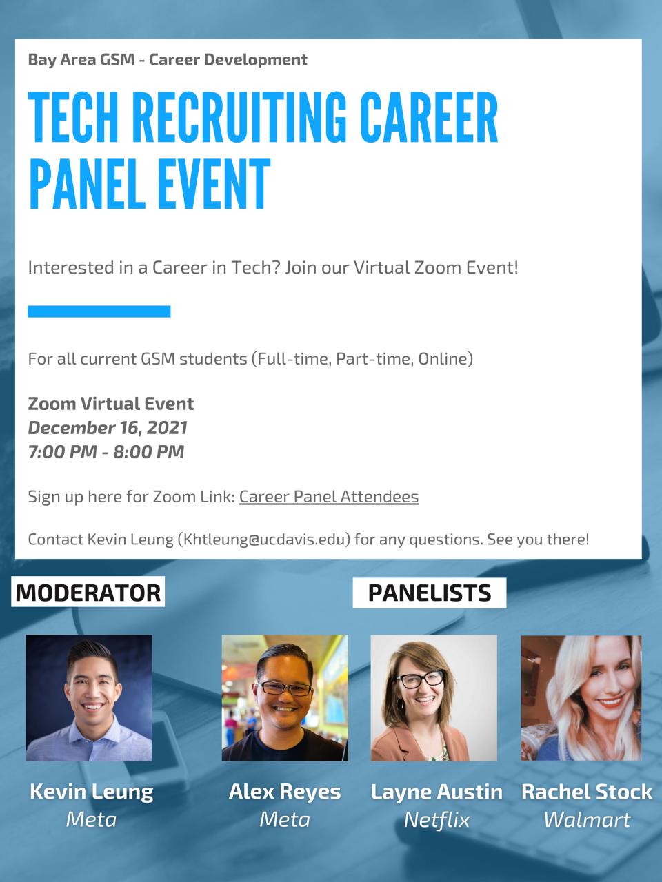 Tech Recruiting Career Panel Event