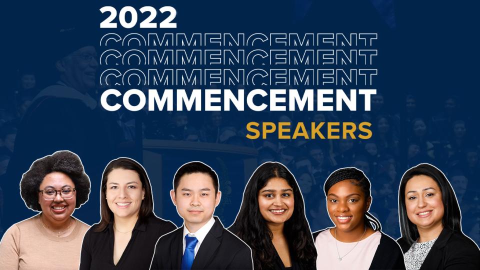 Commencement 2022 Student Speakers