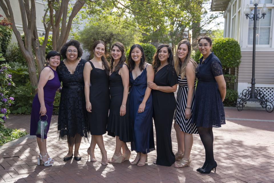 Group of diverse women posing for picture