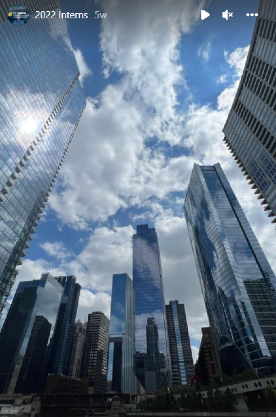 Chicago skyscrapers on Instagram