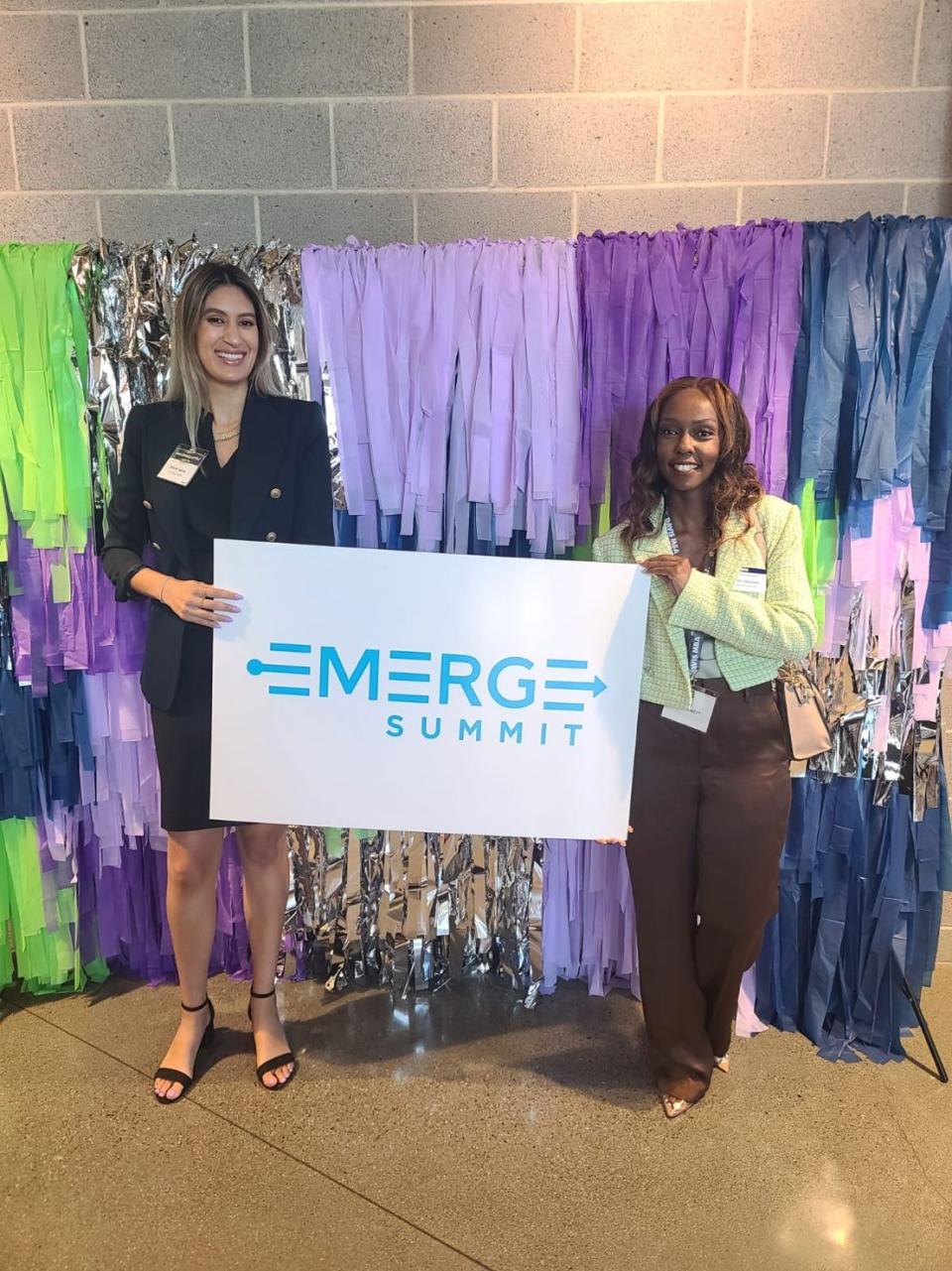 Leticia Garay and Esther Muriithi at the 2022 Emerge Summit