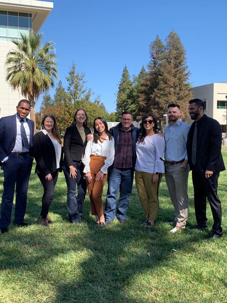 Group of Sacramento MBA students 