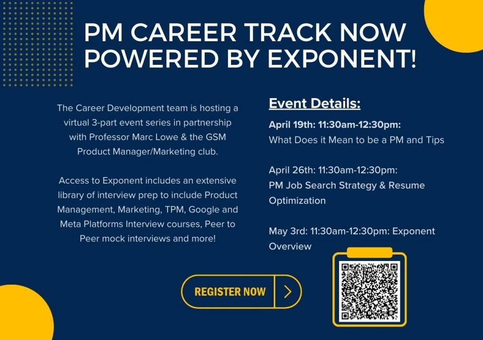 PM Career Track now Powered by Exponent