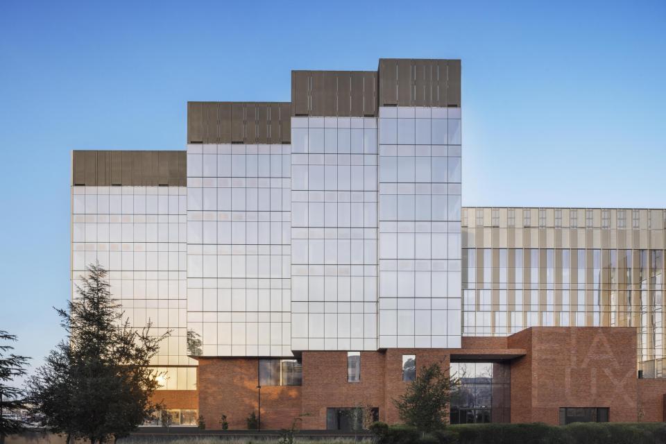 Aggie Square building facade