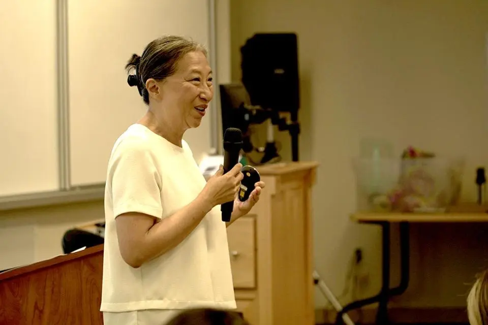 Gina Dokko speaks at the 2023 Leadership Academy