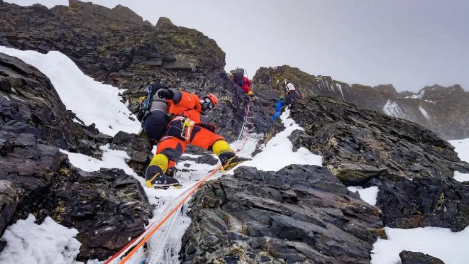 People climbing K2