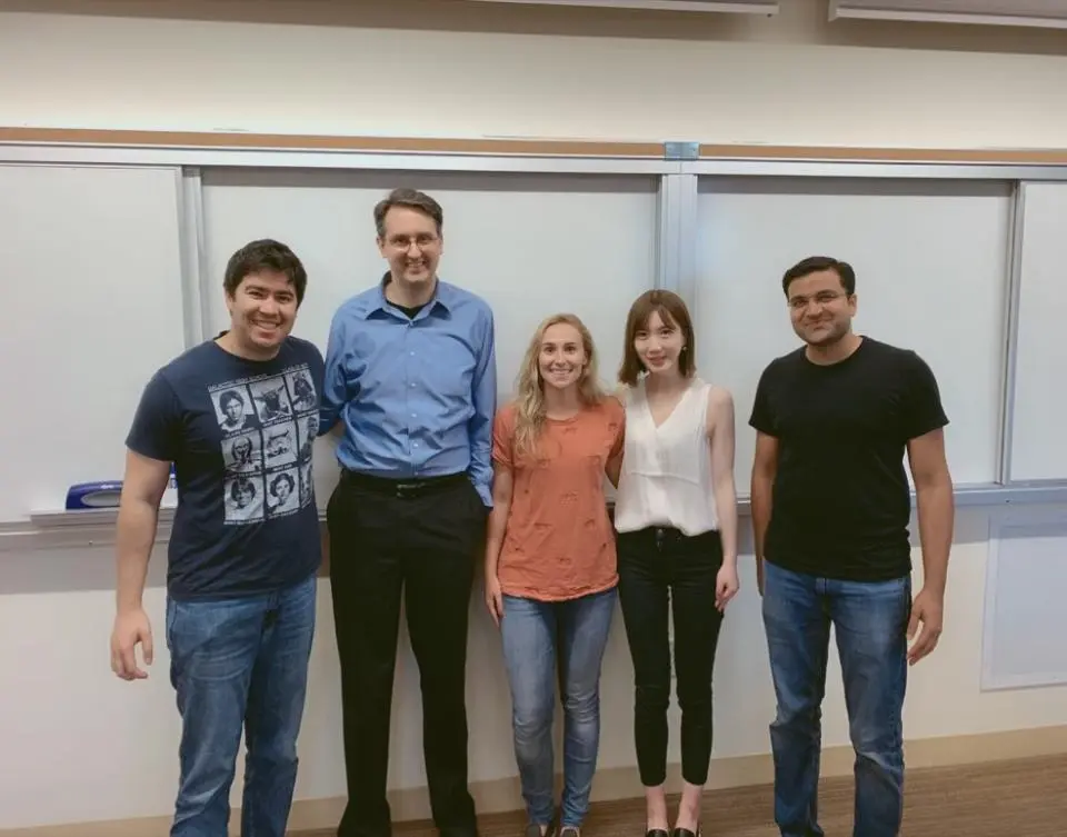 A group of people standing together