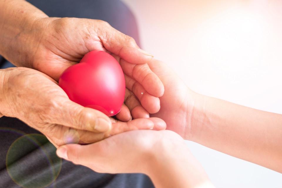 caring for elderly, philanthropy kindness heart
