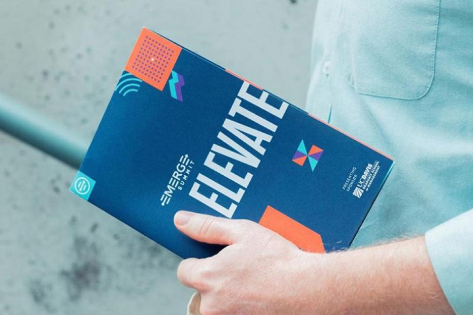Elevate pamphlet for Emerge Summit
