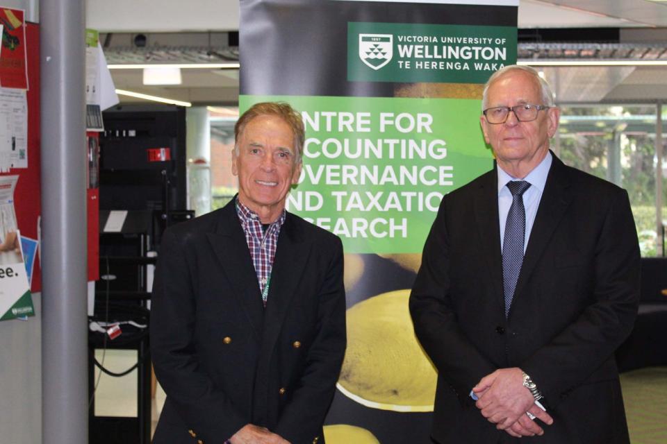 Paul Griffin at the Victoria University of Wellington