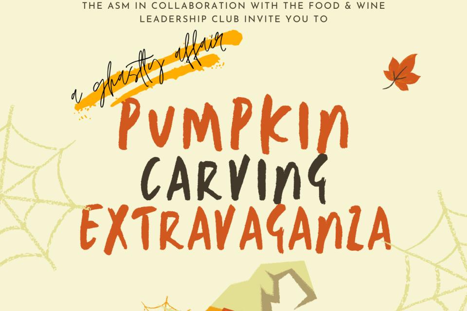 Pumpkin Carving Extravaganza flyer