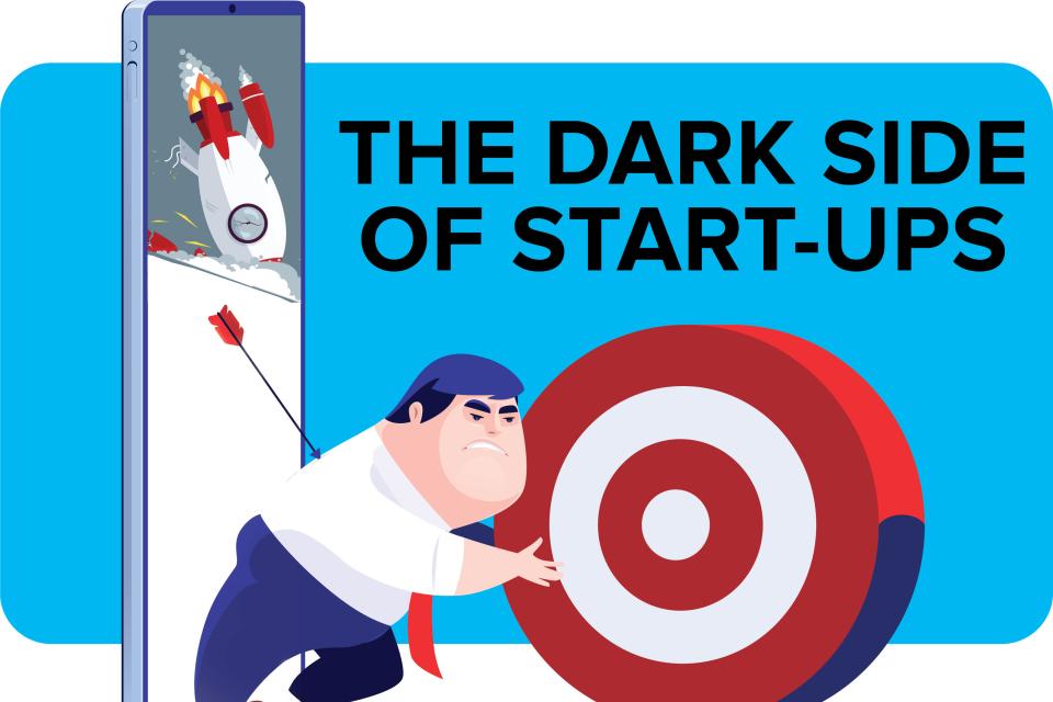 The dark side of start-ups illustration 