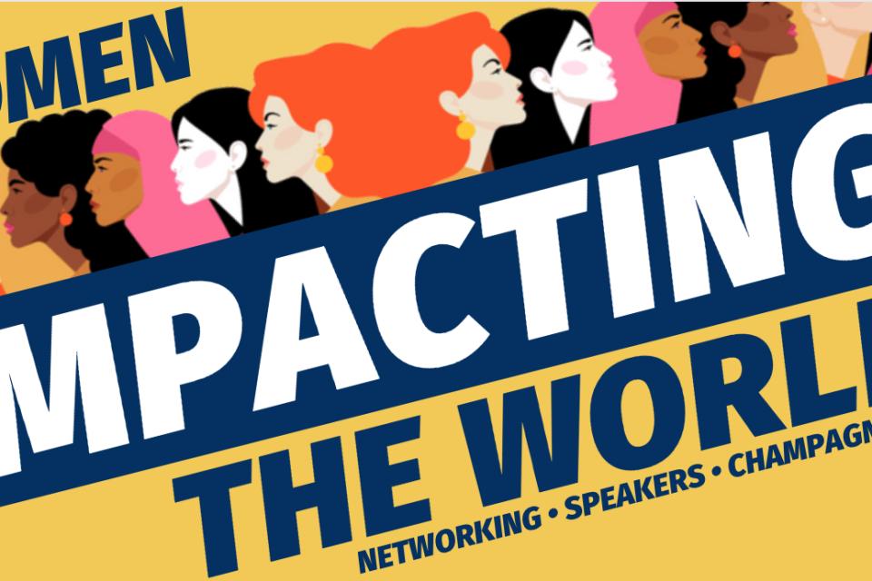 Women impacting the World event logo