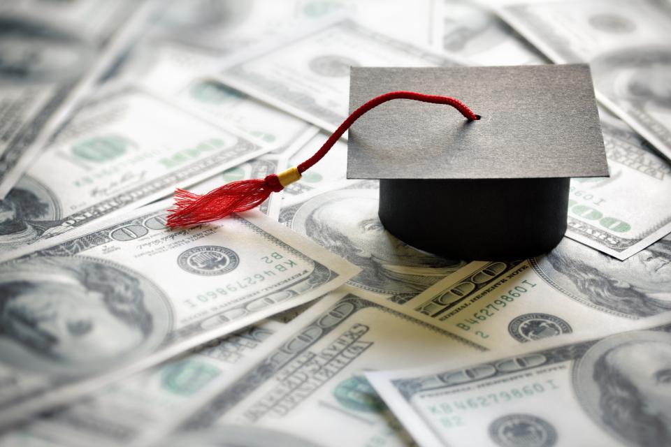 Saving for education stock photo