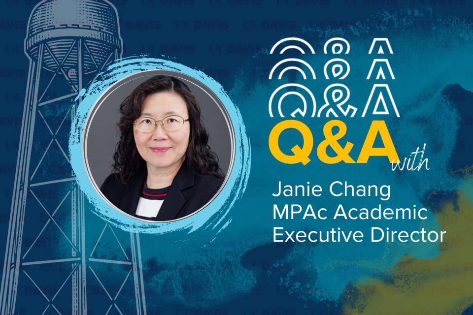 Graphic with Janie Chang profile