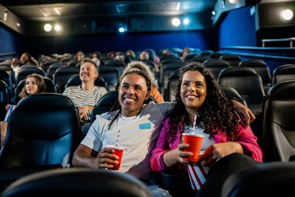 couple at the movie theater