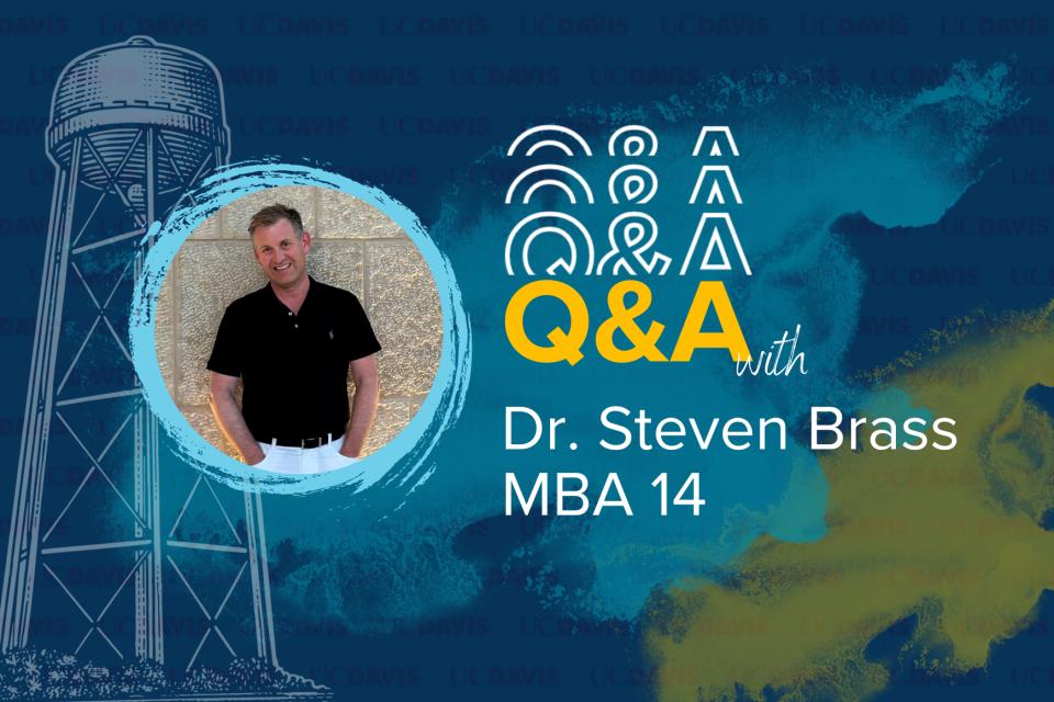 Graphic featuring Dr. Steven Brass